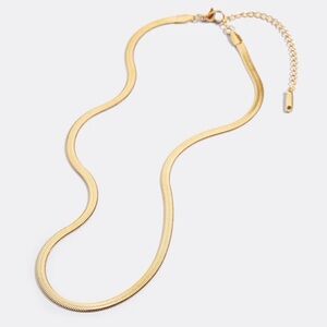 Mint and Lily Herringbone Necklace